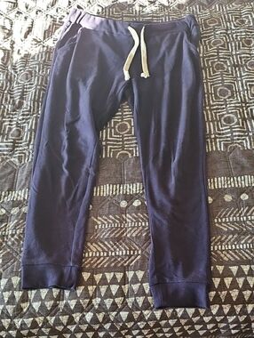 Ampersand Avenue Ladies Fleece Navy Joggers